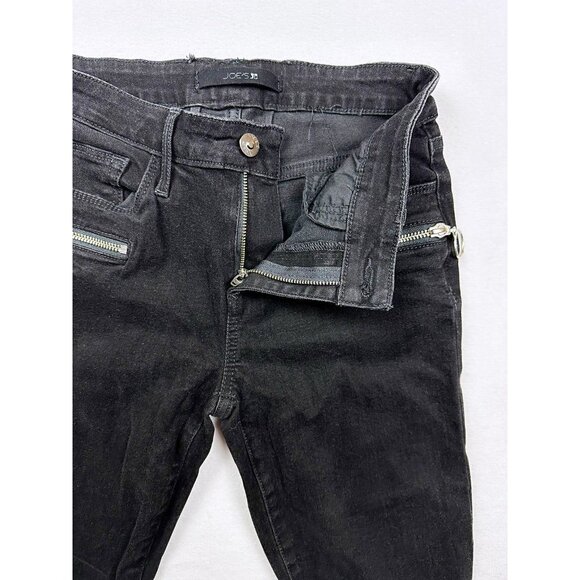 Joe's Jeans Fit 24, Size 27 Nikitia Black Skinny Ankle Zip Pocket GPVNTK5968 - Picture 8 of 13